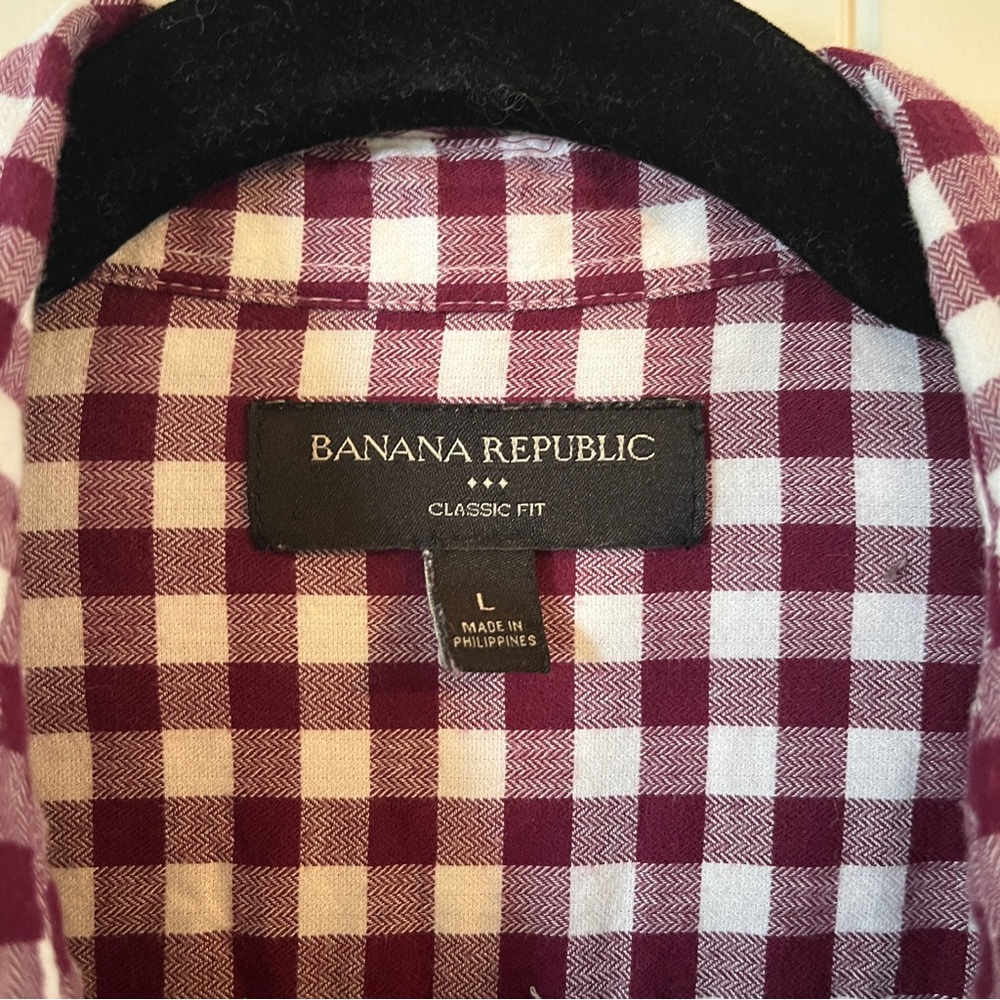 L/Banana Republic L/S button down - Picture 2 of 3